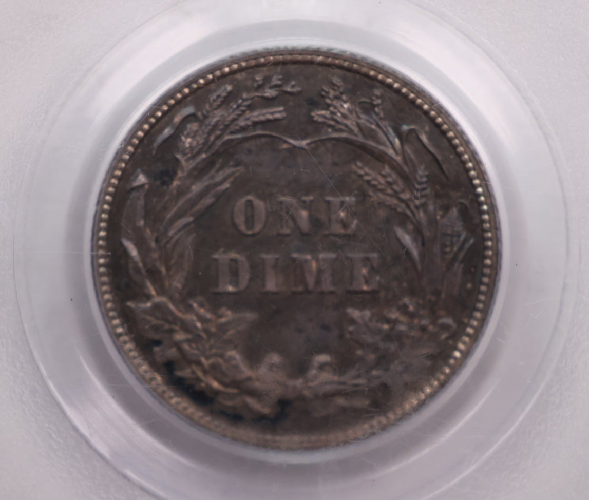 1909 Barber Silver Dime., Proof Strike., PCGS PR65., Store Sale #GDE007