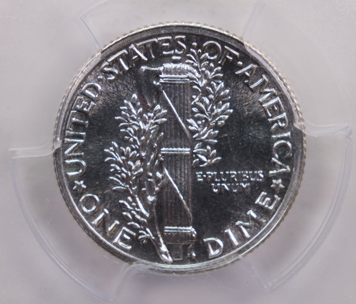 1936 Mercury Silver Dime., Proof Strike., PCGS PR66., CAC., Store #GDE008