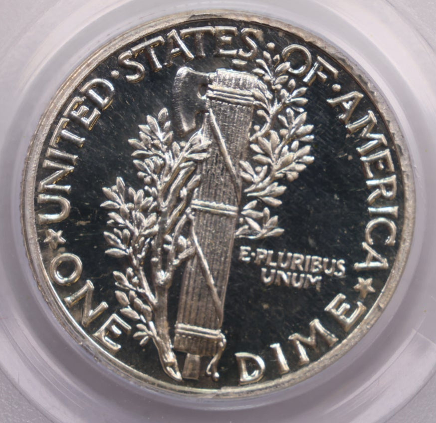 1940 Mercury Silver Dime., Proof Strike., PCGS PR66., CAC., Store #GDE012
