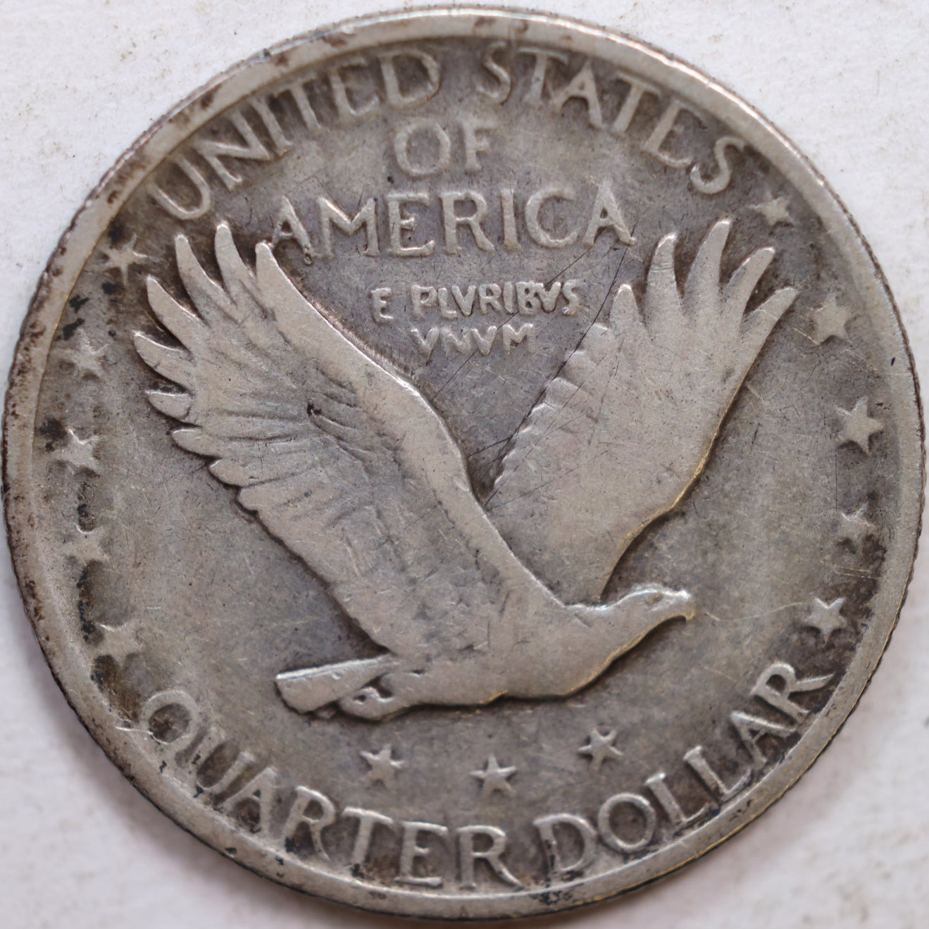 1920 Standing Liberty Silver Quarter, Very Fine Circulated Coin, Store #QR1086