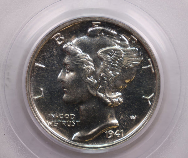 1941 Mercury Silver Dime., Proof Strike., PCGS PR66., CAC., Store #GDE013