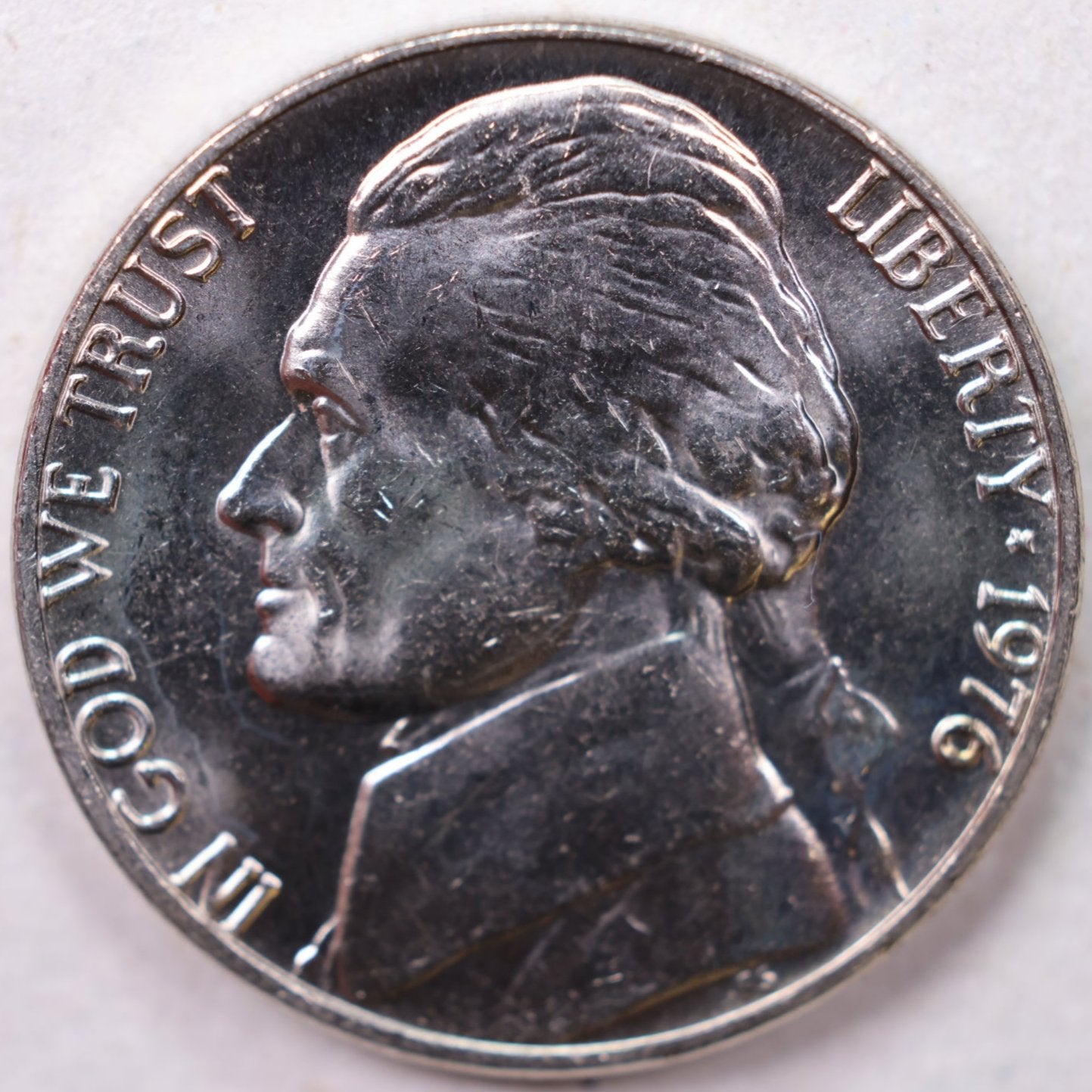 1976 Jefferson Nickel, Uncirculated coin, Store #UN976