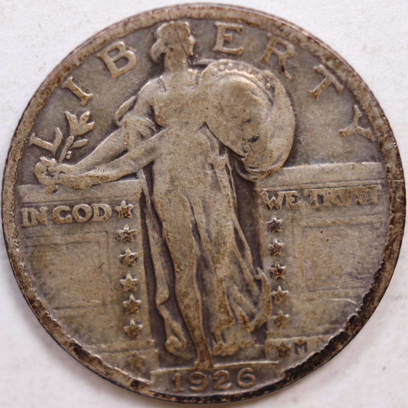1926 Standing Liberty Quarter, Very Fine Circulated Coin, Store #QR1090