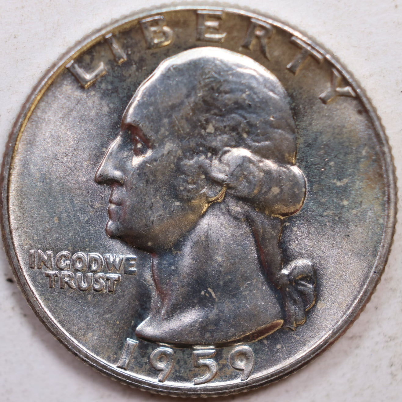 1959 Washington Quarter, Mint State Uncirculated Coin, Store #QR1094
