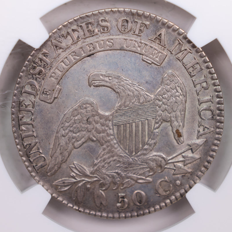 1827 Cap Bust Silver Half Dollar., NGC AU-55., Store