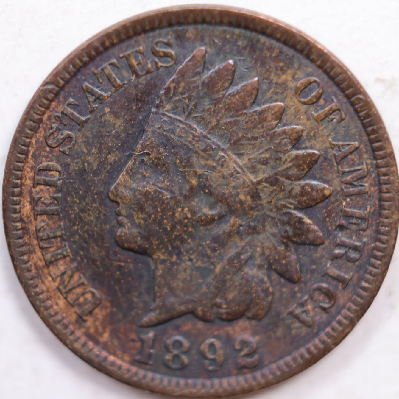 1892 Indian Head Cent, Very Fine Circulated Coin, Store #CT0902