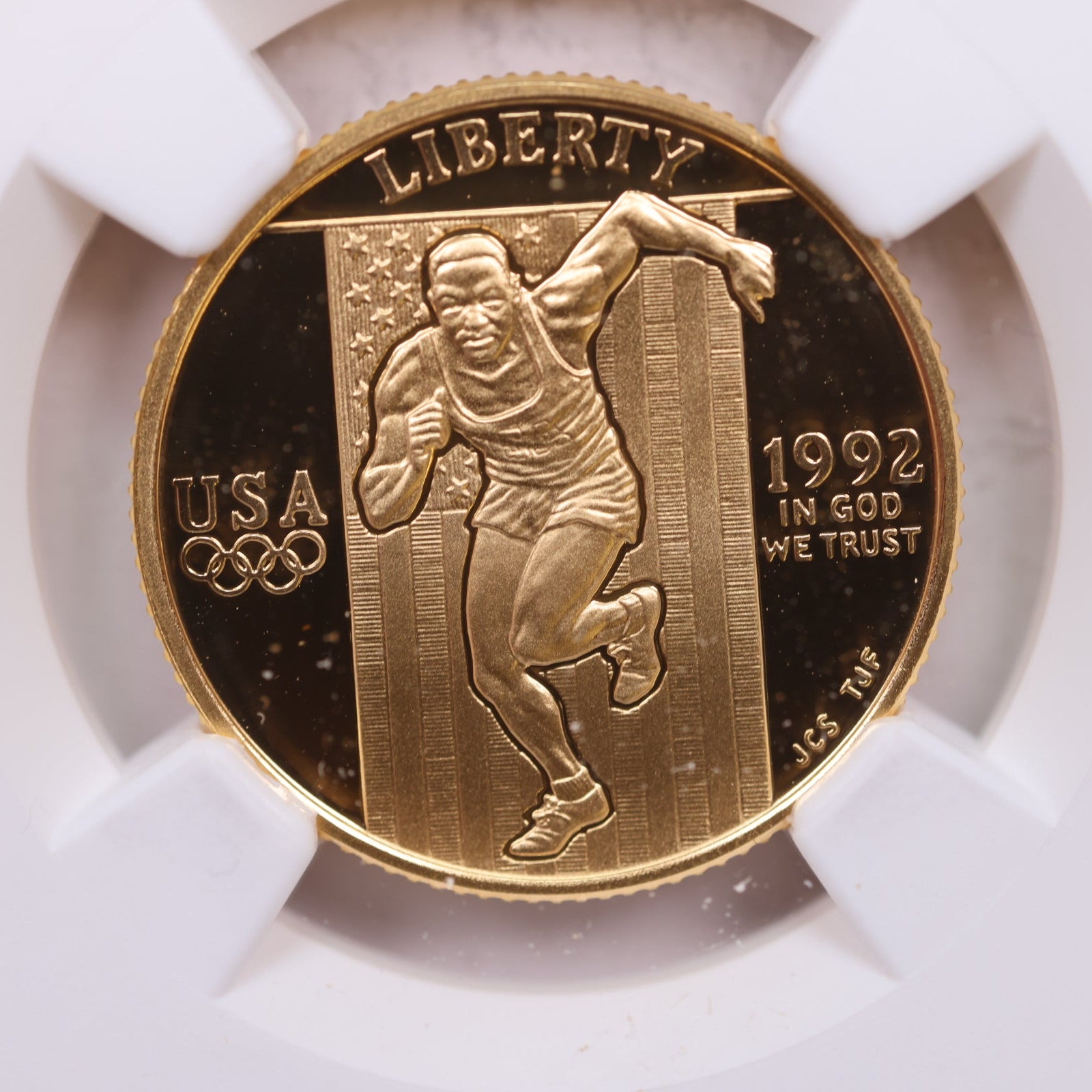 1992-W $5, Gold Commemorative, Proof Strike, NGC PF-70, Store #GMC005.