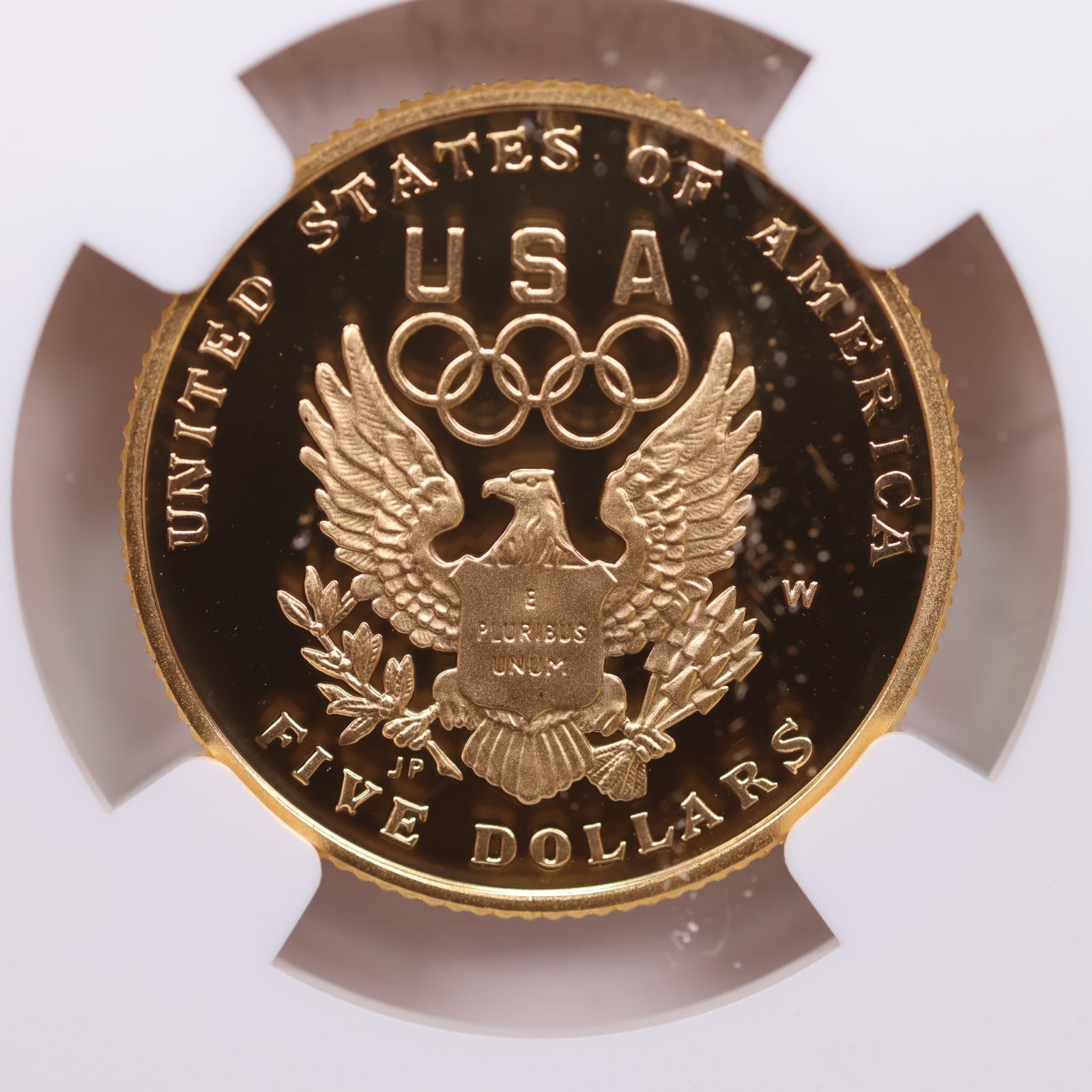 1992-W $5, Gold Commemorative, Proof Strike, NGC PF-70, Store #GMC005.