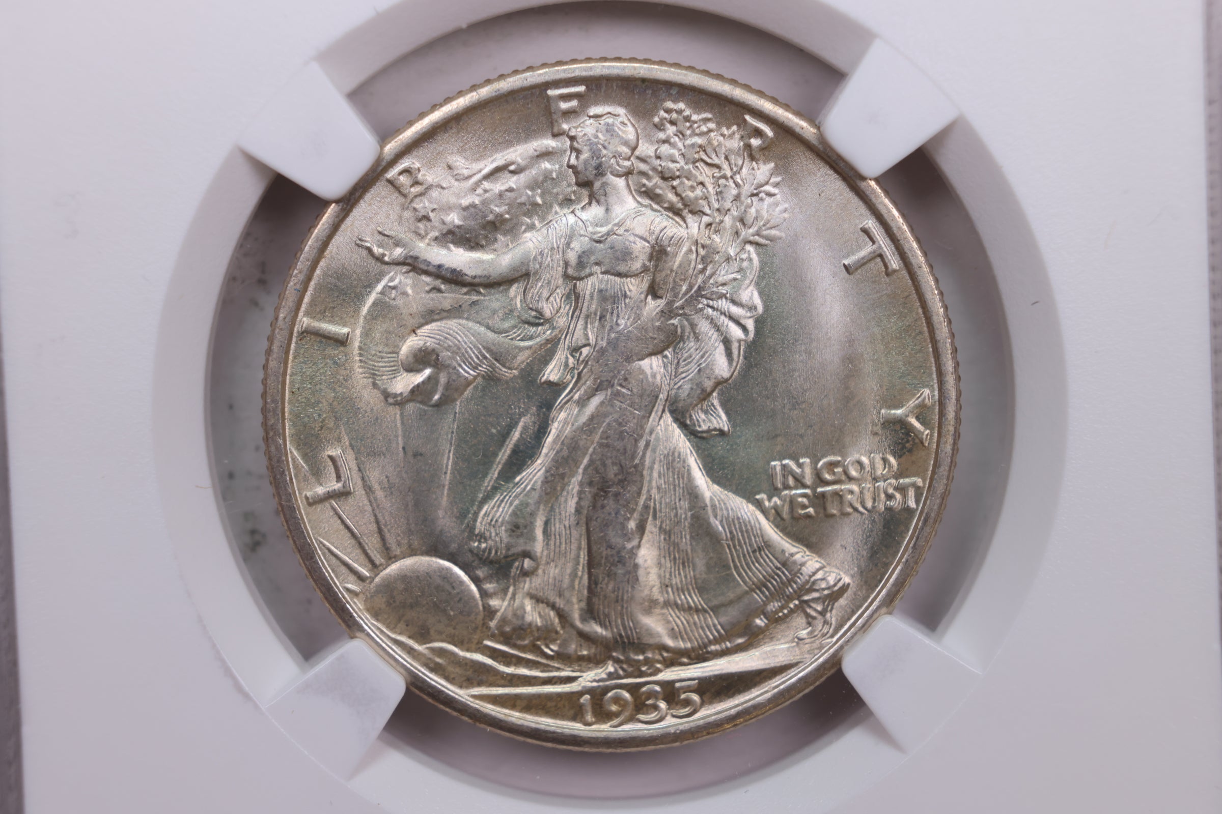 1935-S Walking Liberty Half Dollar., NGC MS-64., Store #GHR0005