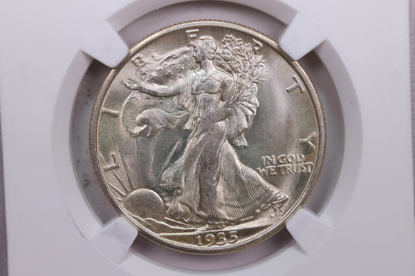 1935-S Walking Liberty Half Dollar., NGC MS-64., Store #GHR0005