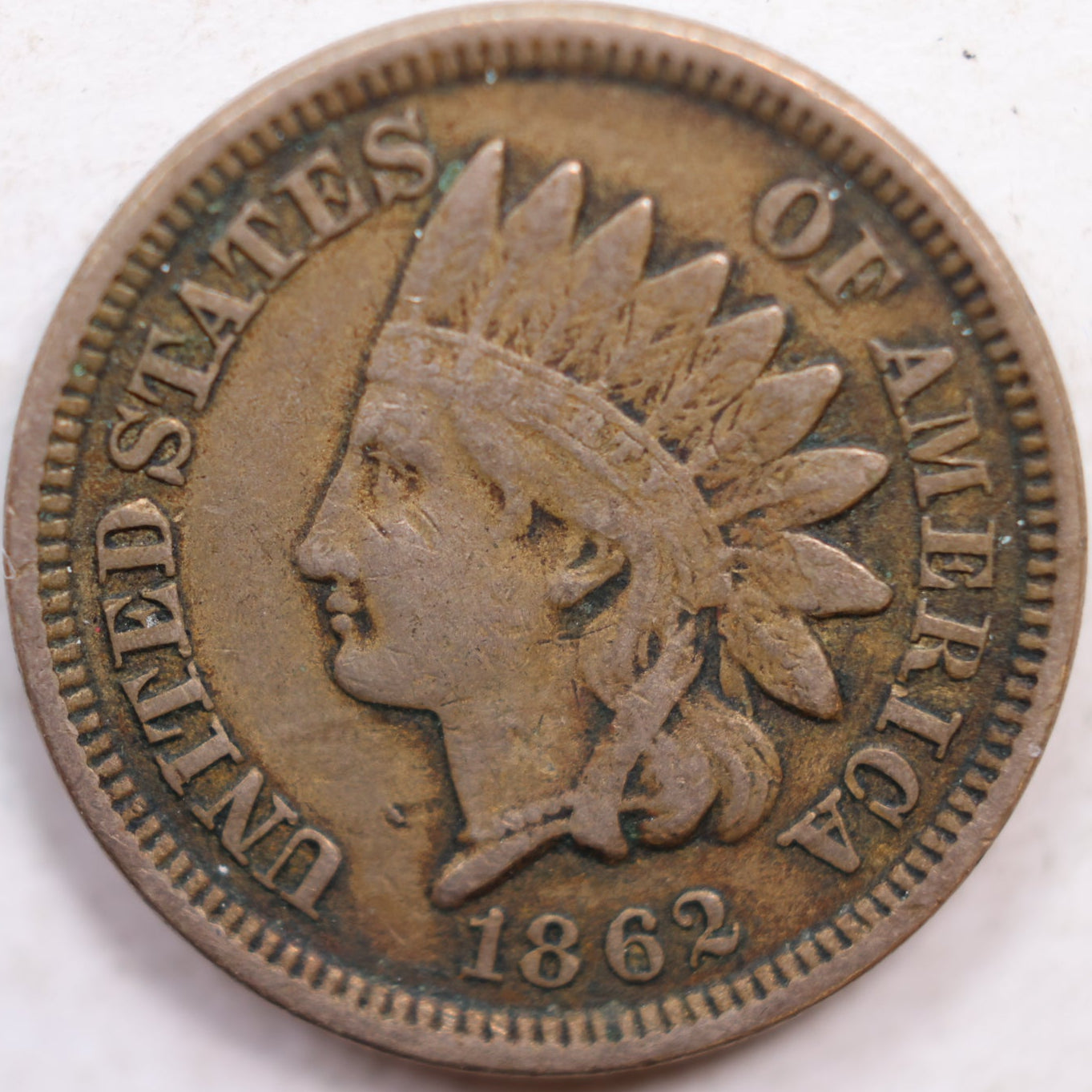 1862 Indian Head Cent, Fine Circulated Coin, Store #CT0906