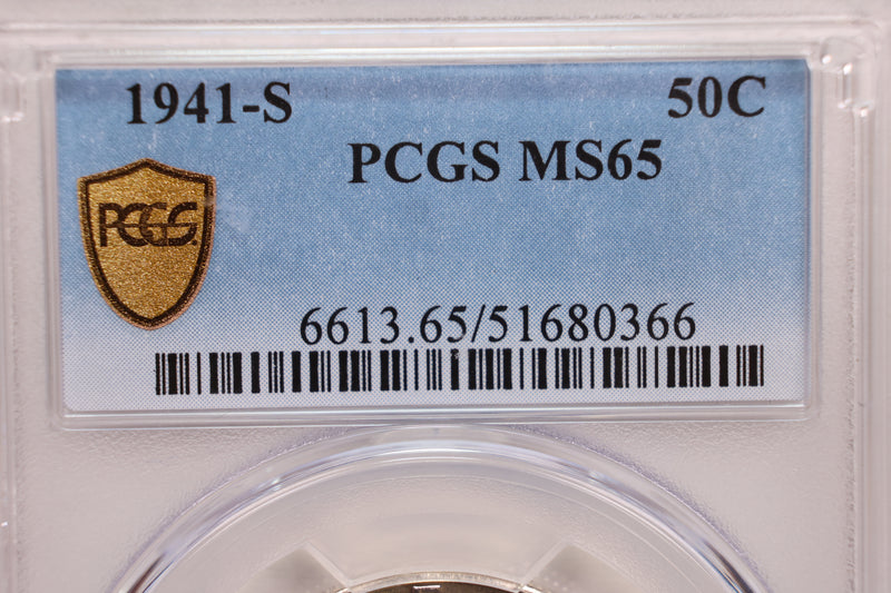 1941-S Walking Liberty Half Dollar., PCGS MS-65., Store