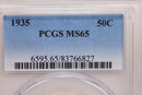 1935 Walking Liberty Half Dollar., PCGS MS-65., Store