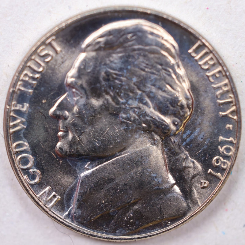 1981-D Jefferson Nickel, Uncirculated coin, Store