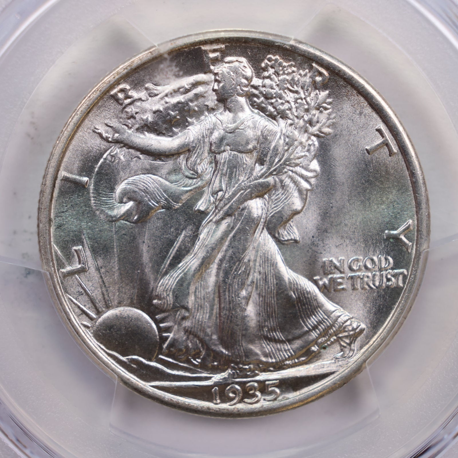 1935 Walking Liberty Half Dollar., PCGS MS-65., Store #GHR0010