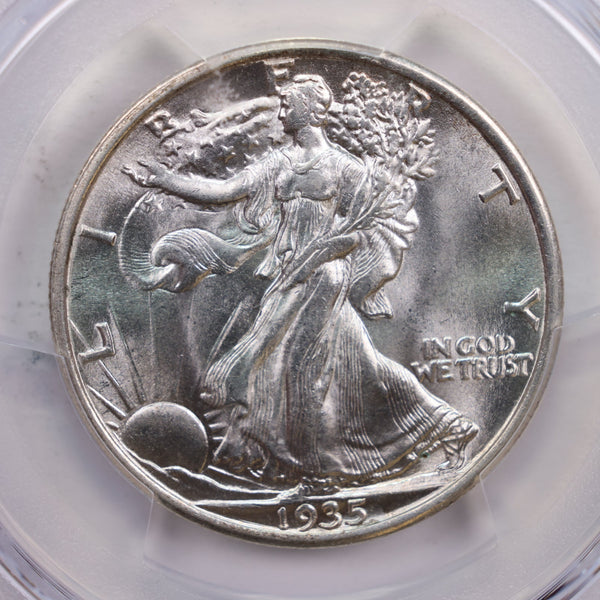 1935 Walking Liberty Half Dollar., PCGS MS-65., Store #GHR0010