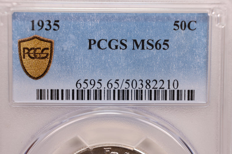 1935 Walking Liberty Half Dollar., PCGS MS-65., Store