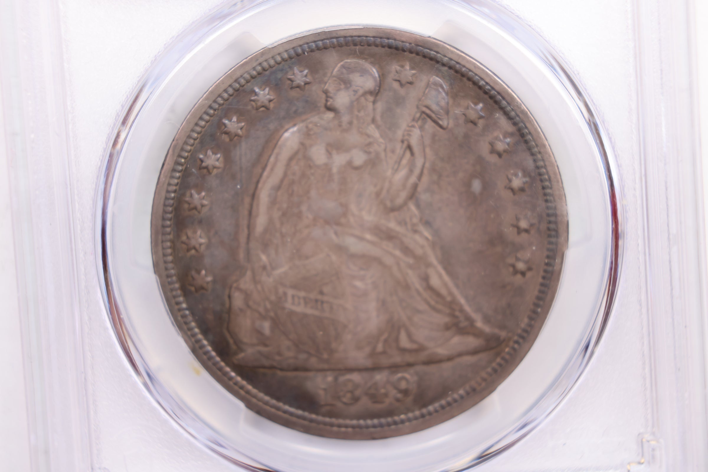 1849 Seated Liberty Dollar., PCGS VF35., Affordable Store Sale # GDR043