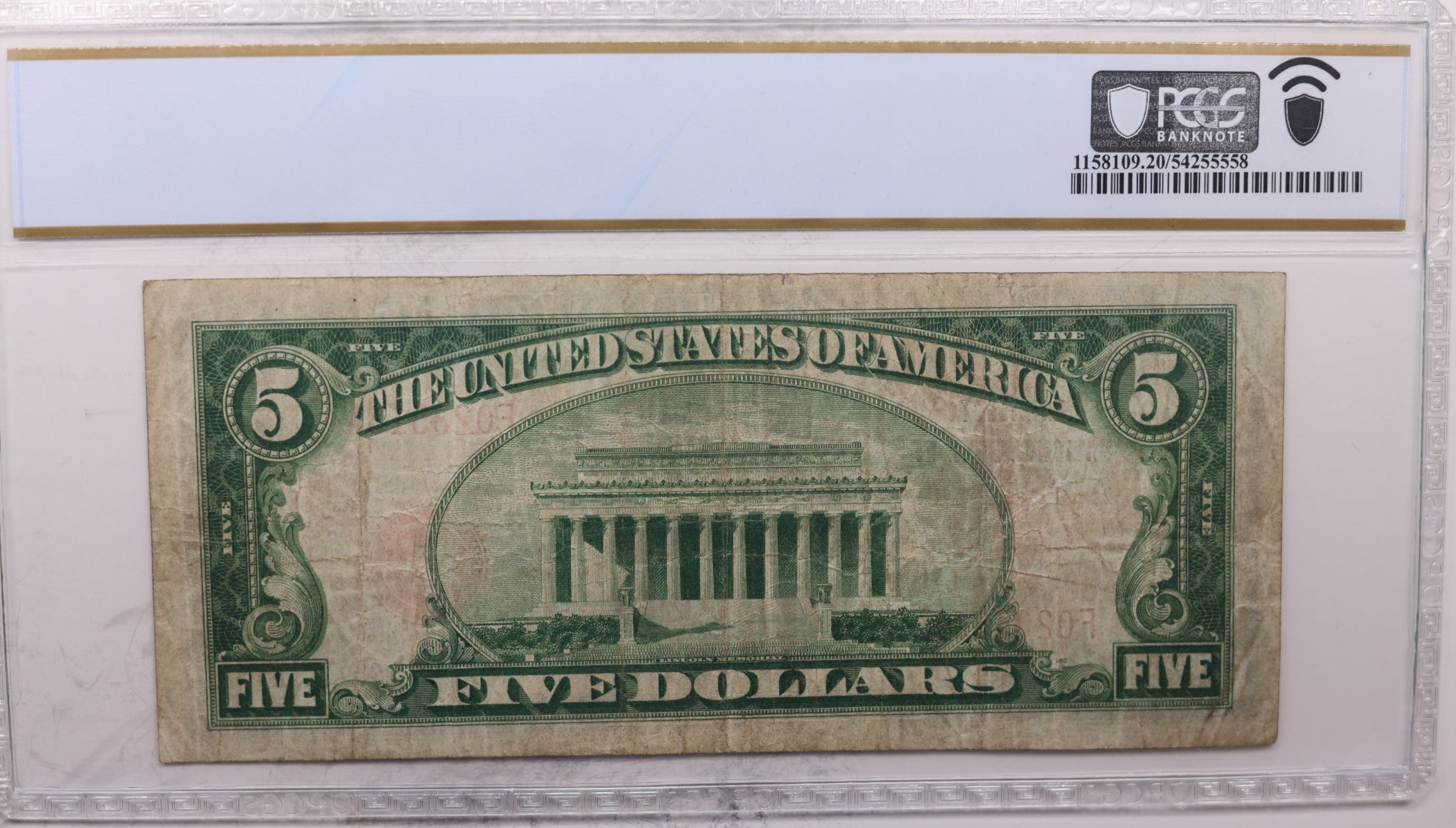1929 $5 Abingdon, VA. National Currency, CH# 5150, PCGS VF-20, Store #NBN033.