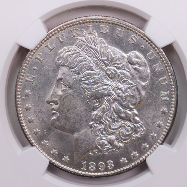 1893-O Morgan Silver Dollar., NGC AU-58., Store Sale # GDR050