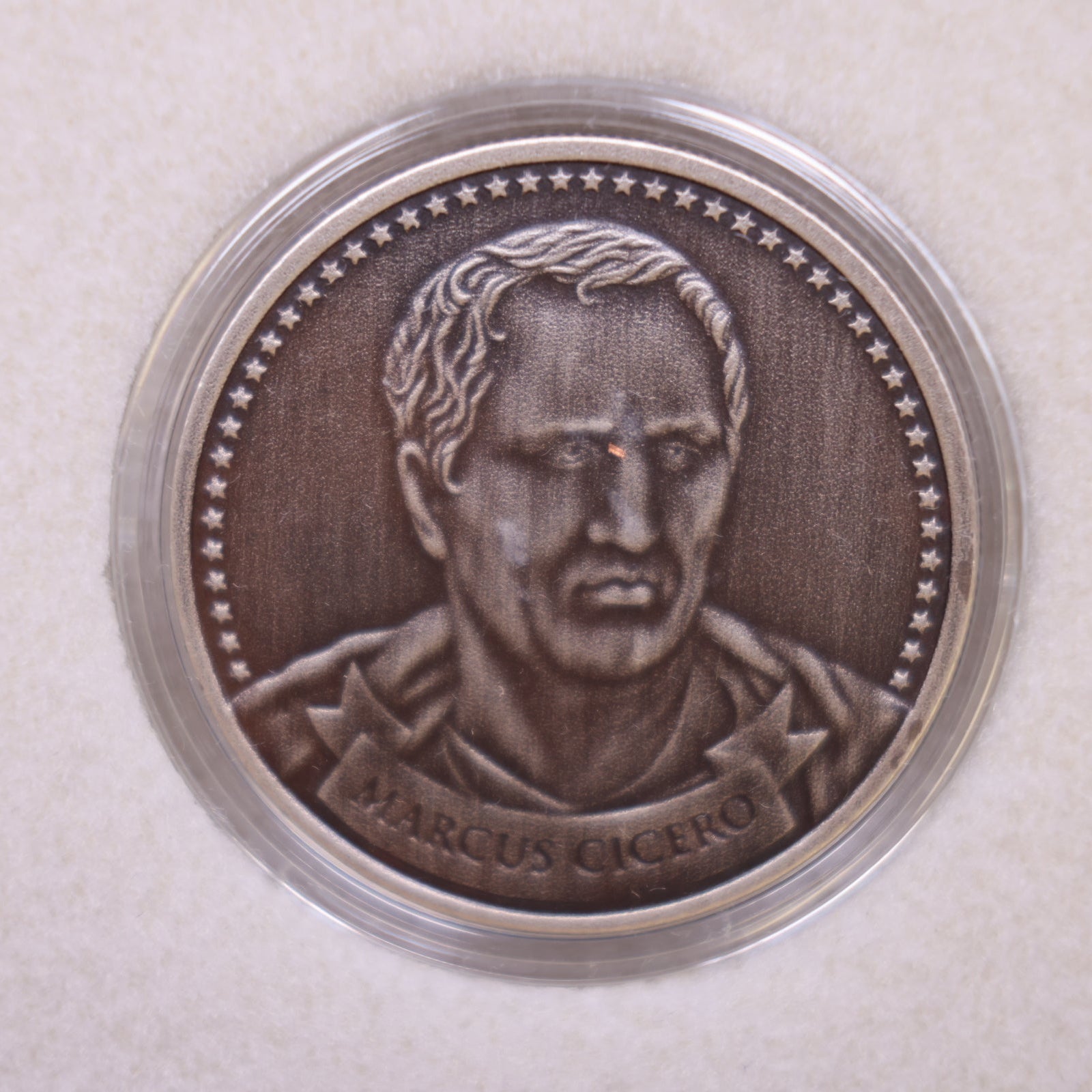 FOUNDERS of LIBERTY, MARCUS CICERO, .999 Silver Coin, 1 Troy Ounce, Store #SR083