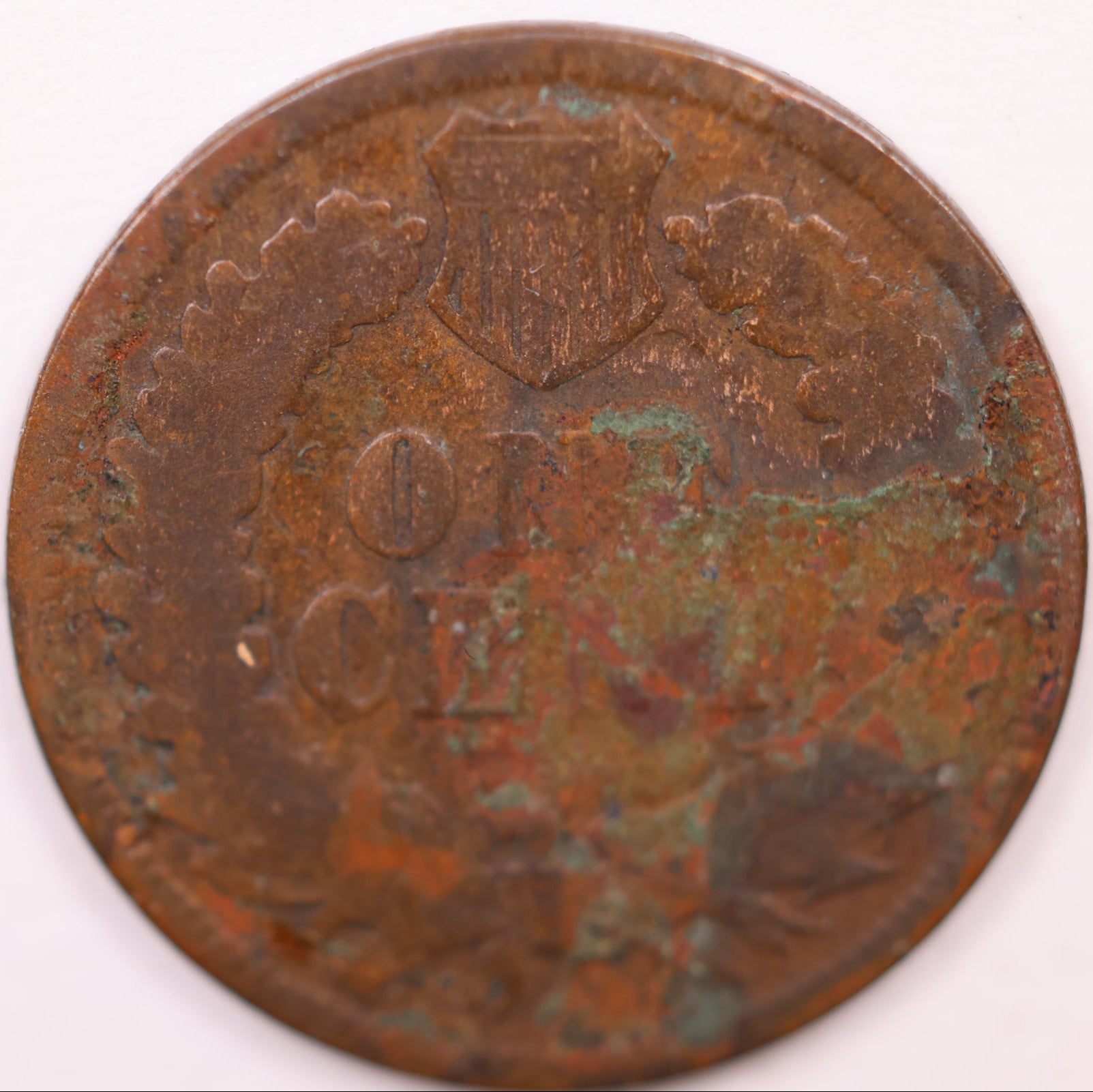1871 Indian Head Cent, Very Good Circulated Coin, Store #CT0910