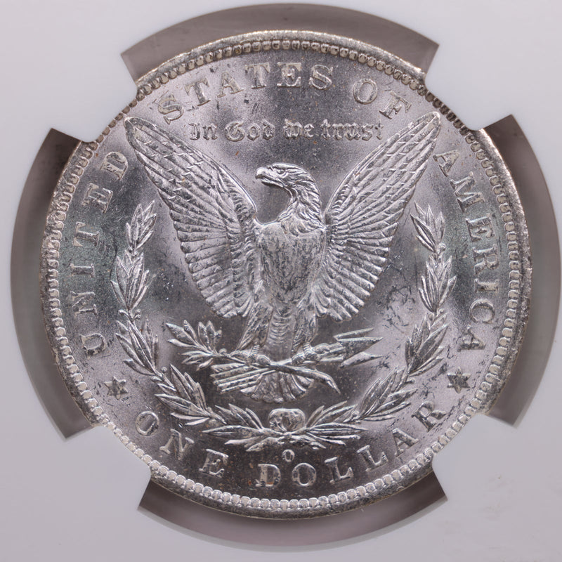 1885-O Morgan Silver Dollar., NGC MS-63., Store Sale