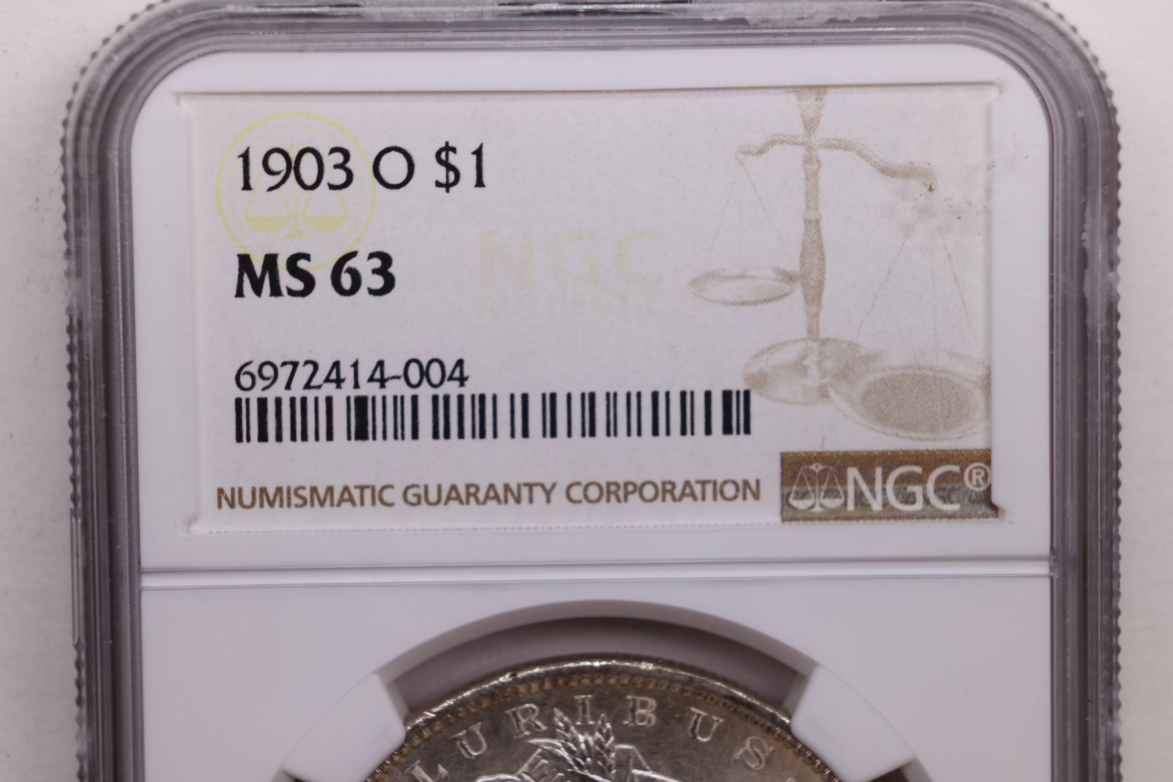 1903-O Morgan Silver Dollar., NGC MS63., Store Sale # GDR054