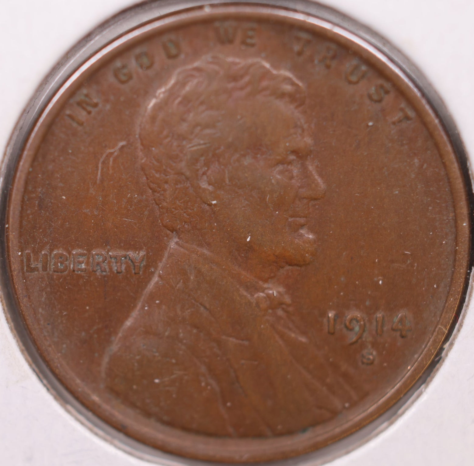 1914 S Lincoln Wheat Cent, Extremely Fine Circulated Coin, Store #CT0919