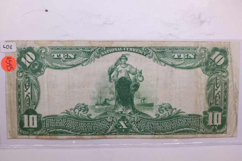 1907 $10 National Currency., "Rocky Mount"., Store