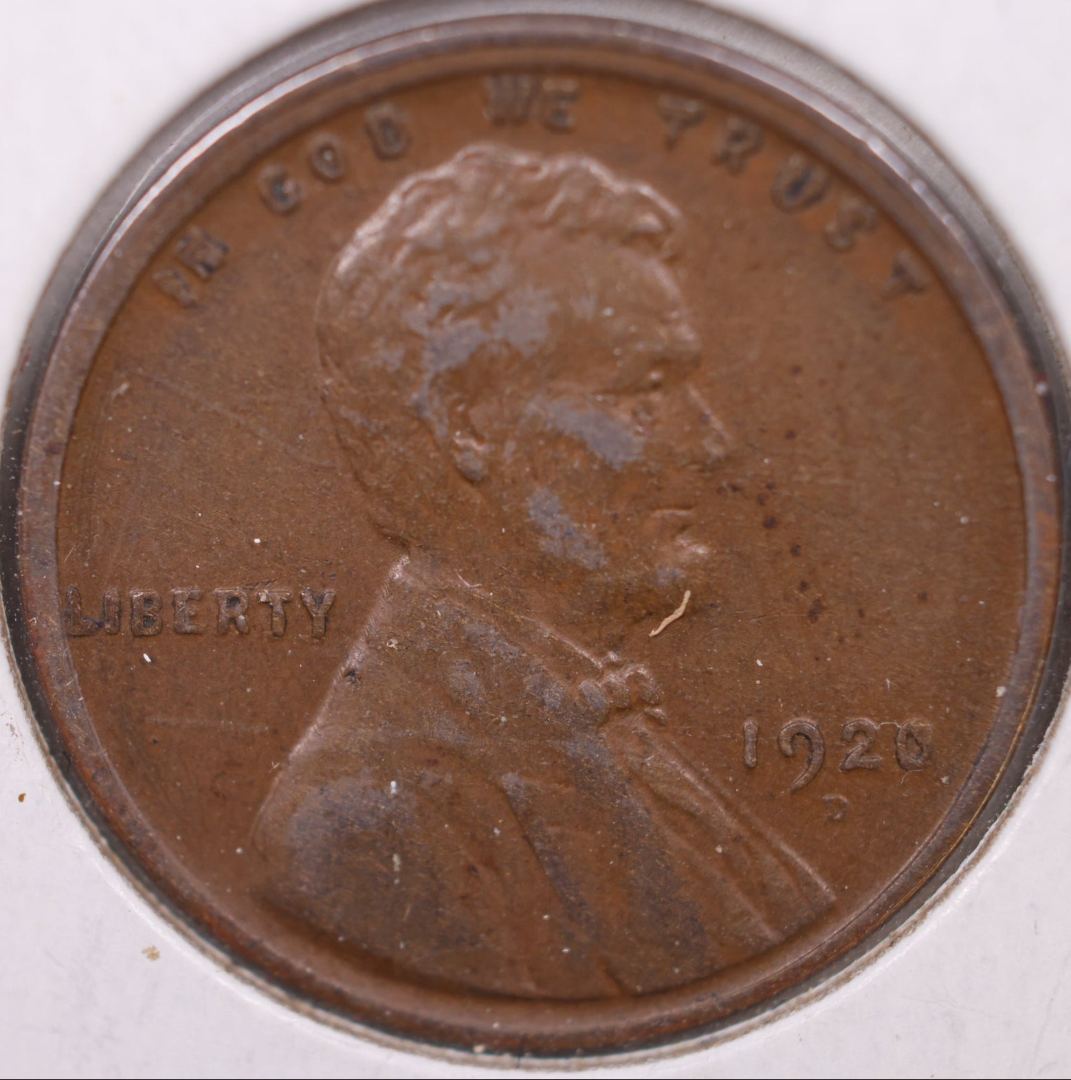 1920 D Lincoln Wheat Cent, Extremely Fine Circulated Coin, Store #CT0921