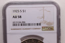 1925-S Peace Silver Dollar., PCGS AU-58., Store Sale