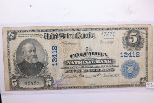 1902 $5 National Currency., Columbia, S.C. Store #06171
