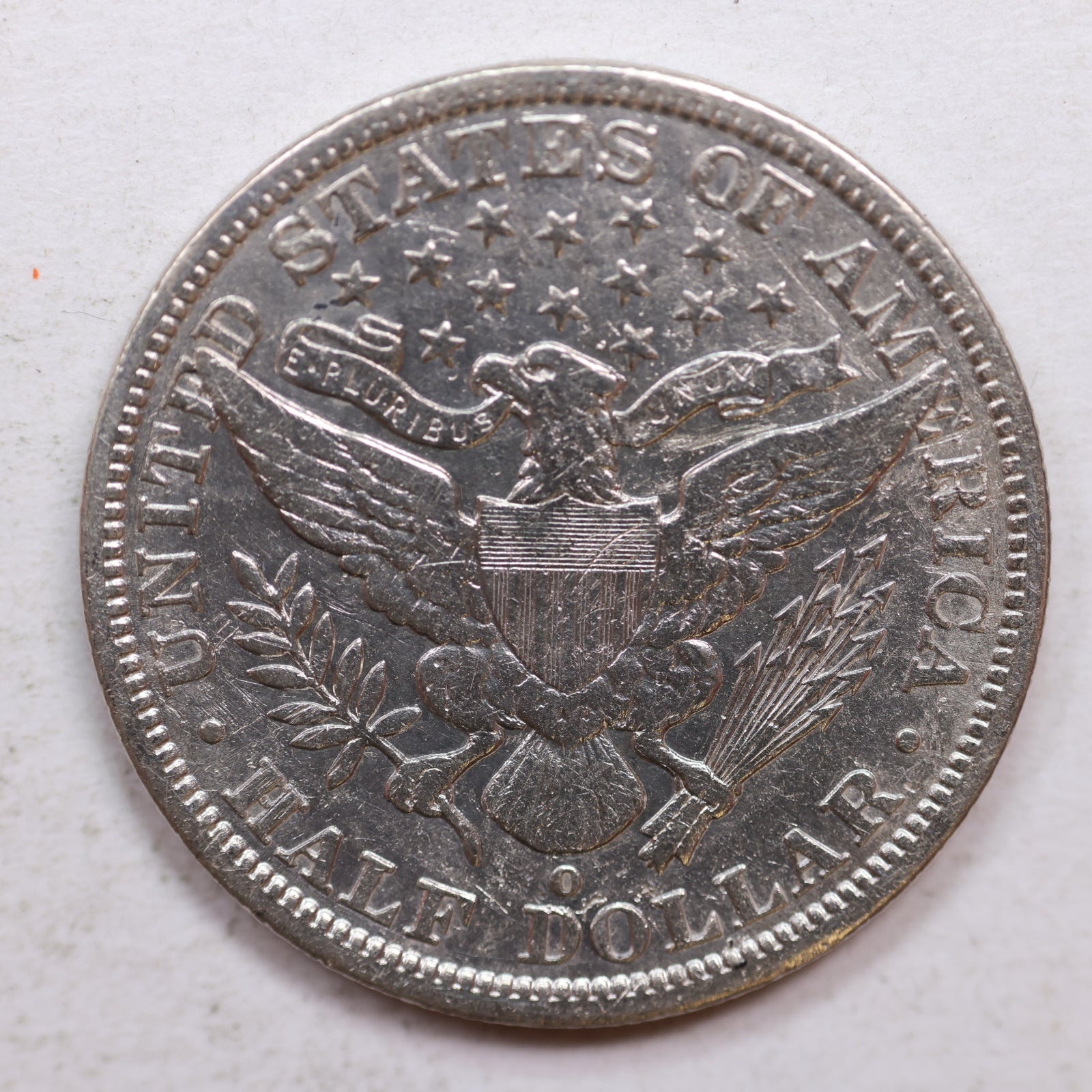 1895-O Barber Silver Half Dollar, Very Fine Plus Circulated Coin, Store SALE #HR1057.