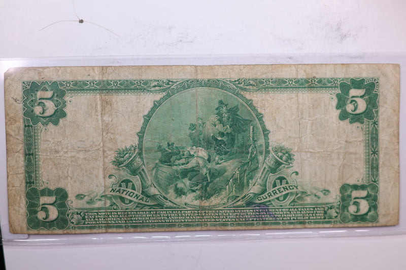 1902 $5 National Currency., Columbia, S.C. Store