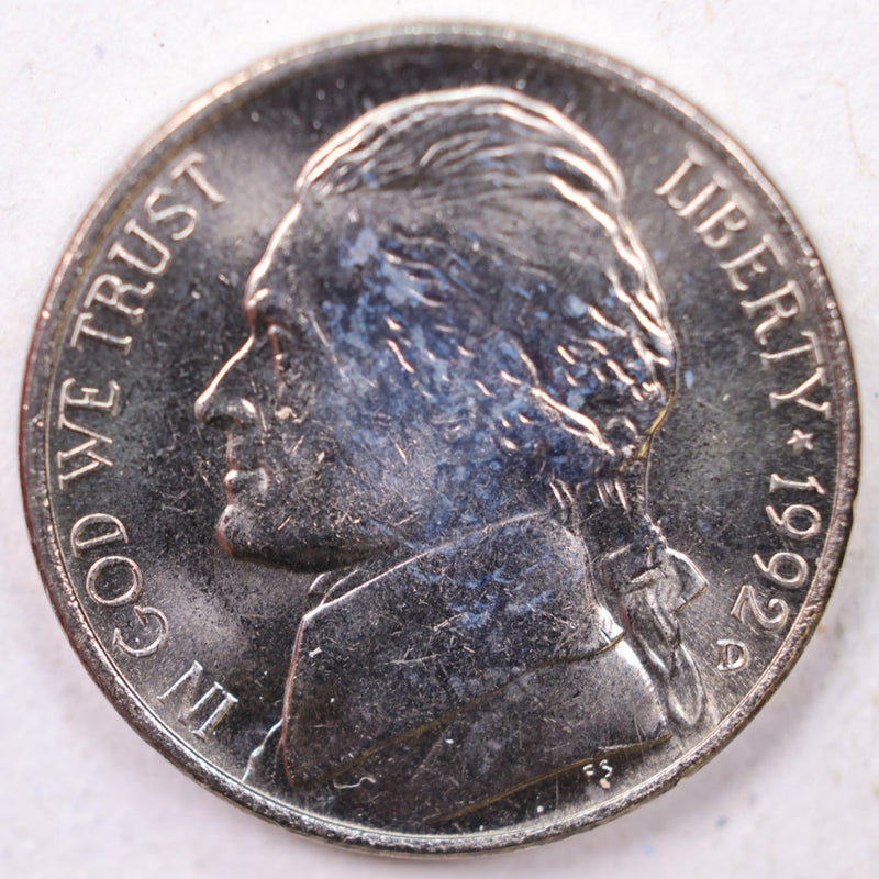 1992-D Jefferson Nickel, Uncirculated coin, Store