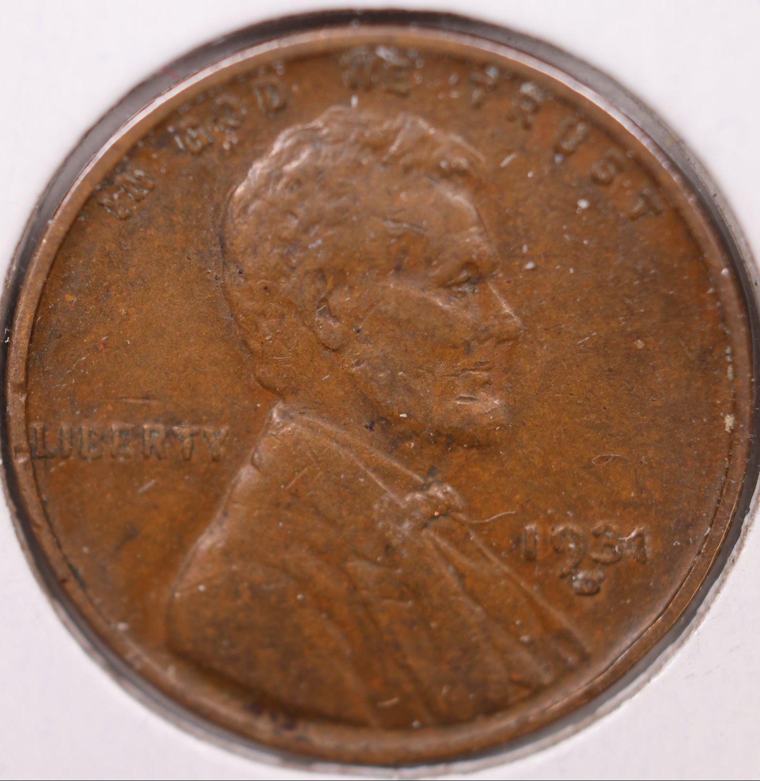 1931 D Lincoln Wheat Cent, About Uncirculated Coin, Store #CT0929