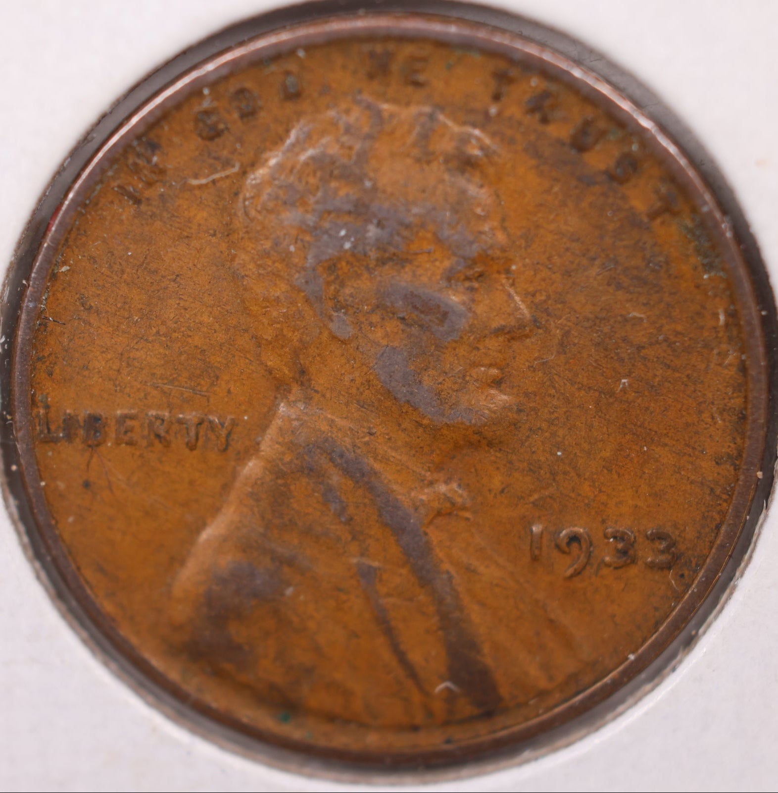 1933 Lincoln Wheat Cent, Extra Fine Circulated Coin, Store #CT0933