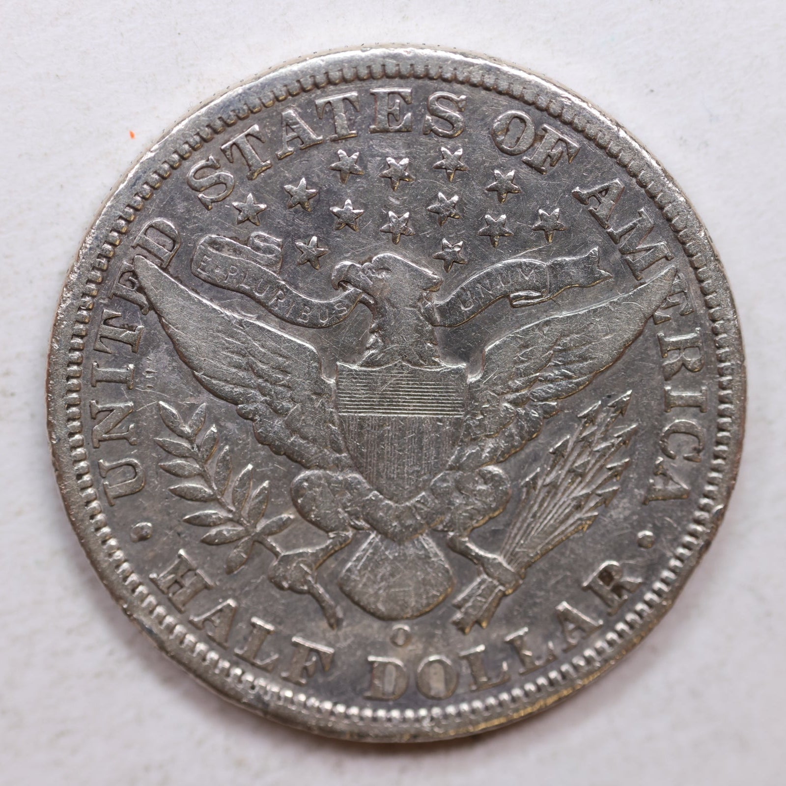 1898-O Barber Silver Half Dollar, Fine Plus Circulated Coin, Store SALE #HR1065.