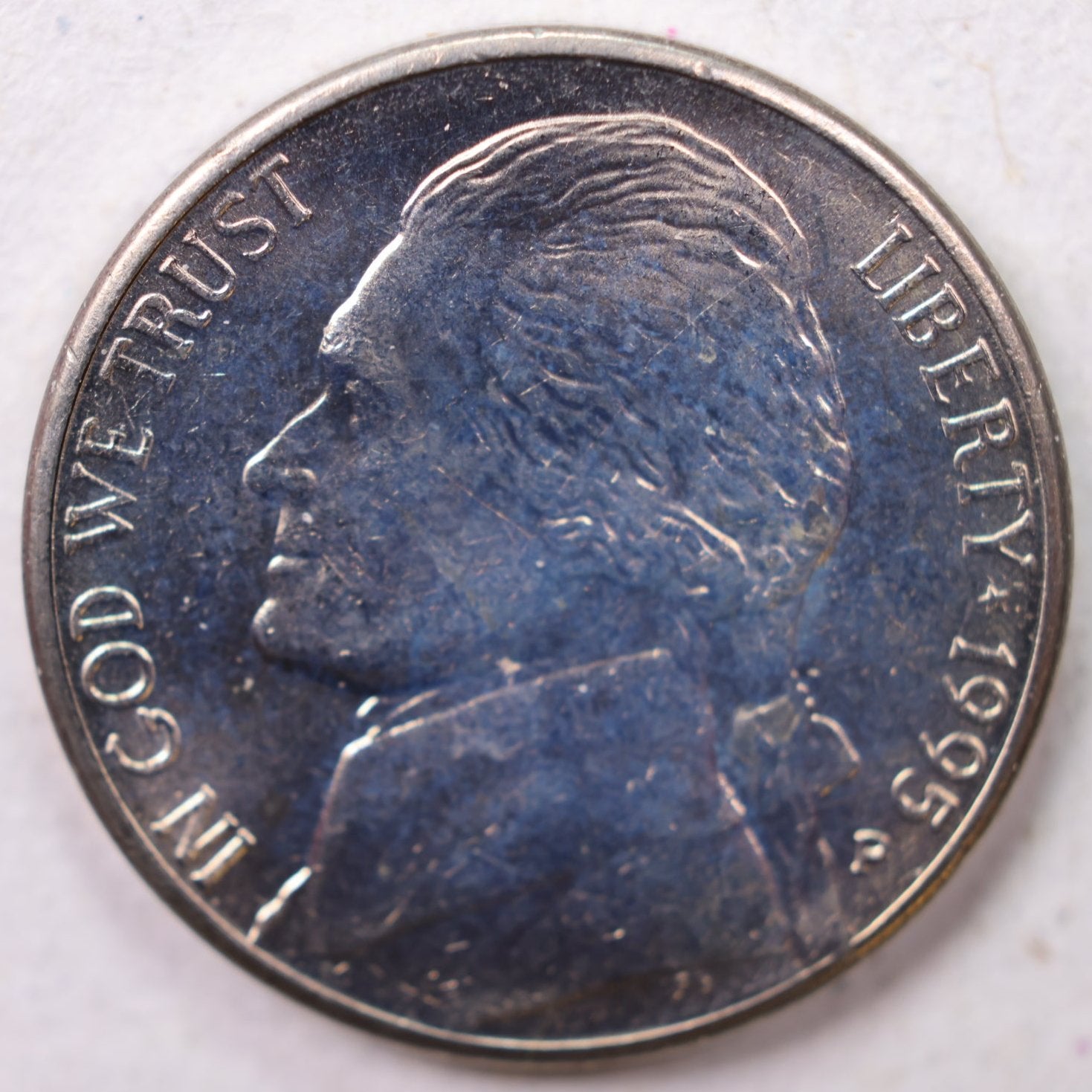 1995-P Jefferson Nickel, Uncirculated coin, Store #UN995P