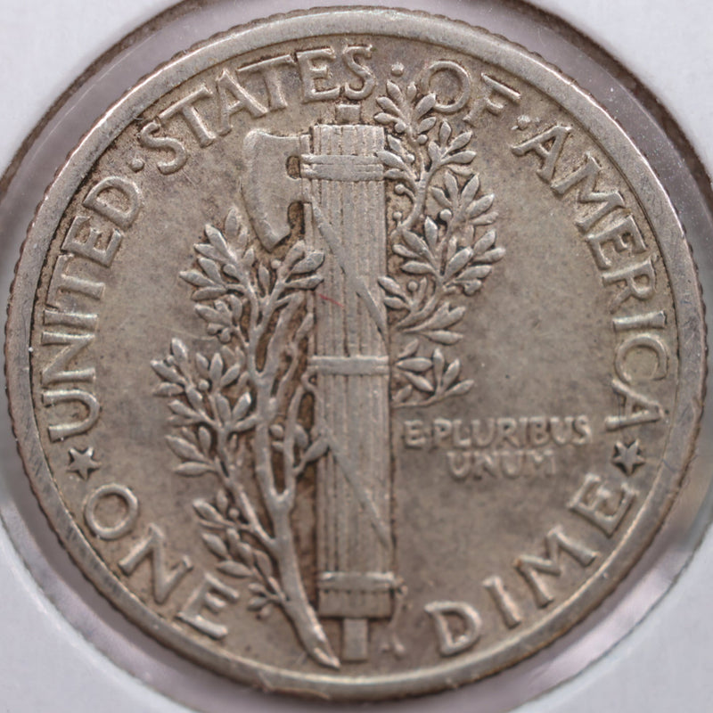 1935 Mercury Silver Dime, Extra Fine Circulated Coin, Store