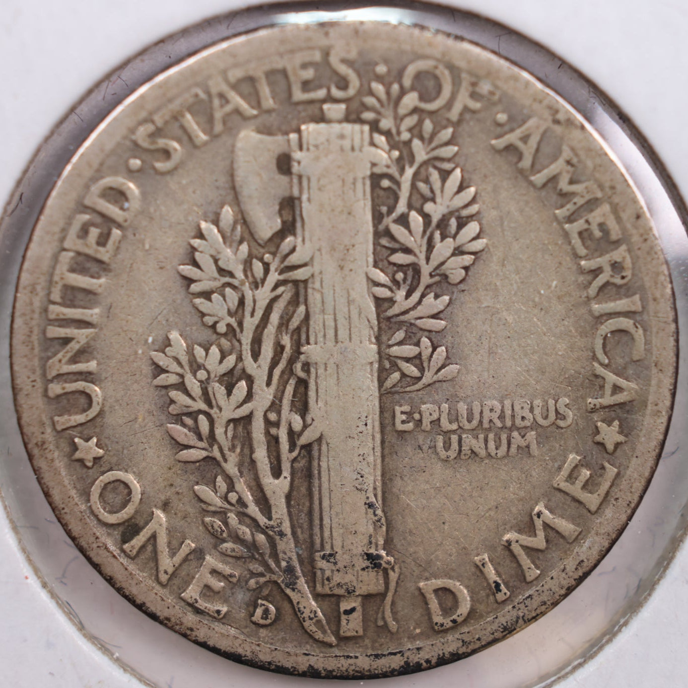 1935-D Mercury Silver Dime, Very Fine Circulated Coin, Store #DE0113