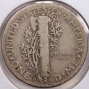1935-D Mercury Silver Dime, Very Fine Circulated Coin, Store