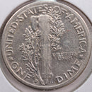 1935-D Mercury Silver Dime, Very Fine+ Circulated Coin, Store