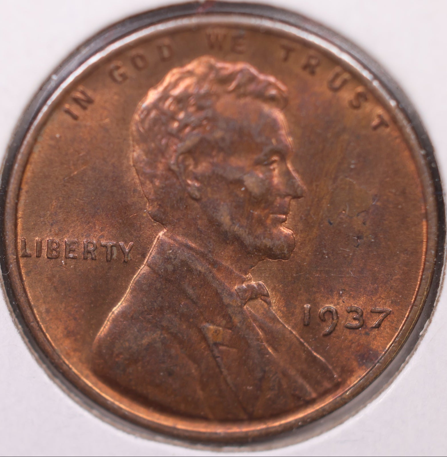1937 Lincoln Wheat Cent, Mint State Coin, Store #CT0945