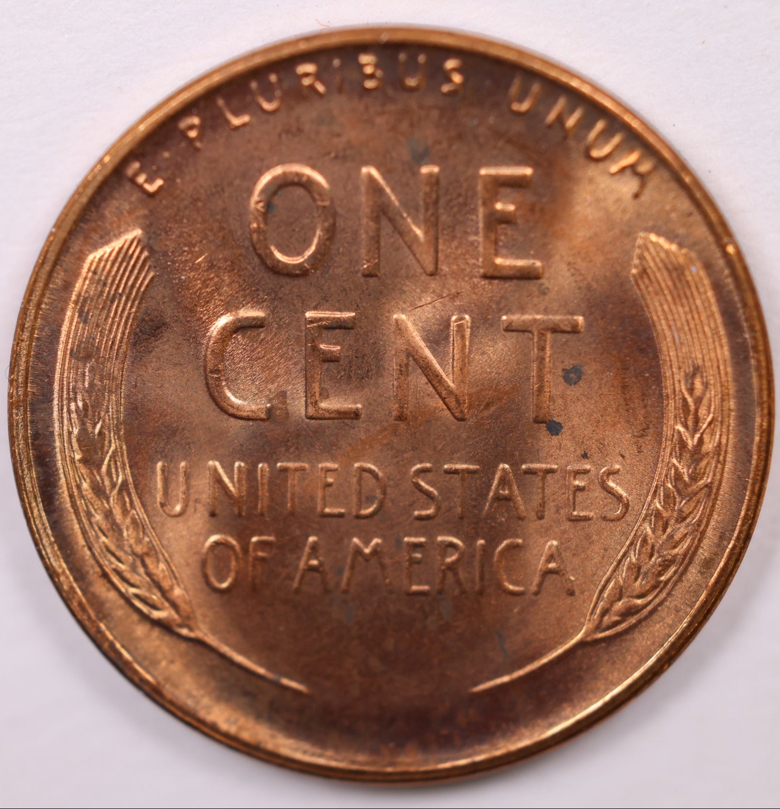 1944 D Lincoln Wheat Cent, Mint State Coin, Store #CT0950