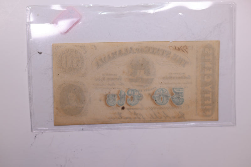 1870 50 Cents, Raleigh, N.C. Affordable Collectible Currency, Store