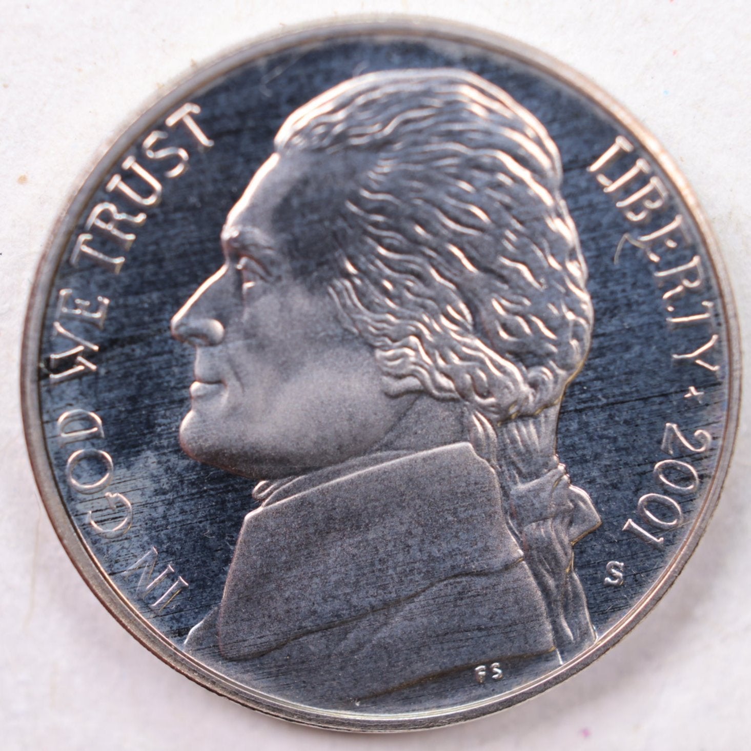2001-S Jefferson Nickel, Proof coin, Store #PN001S