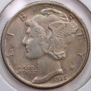 1936 Mercury Silver Dime, Abt Uncirculated Coin, Store