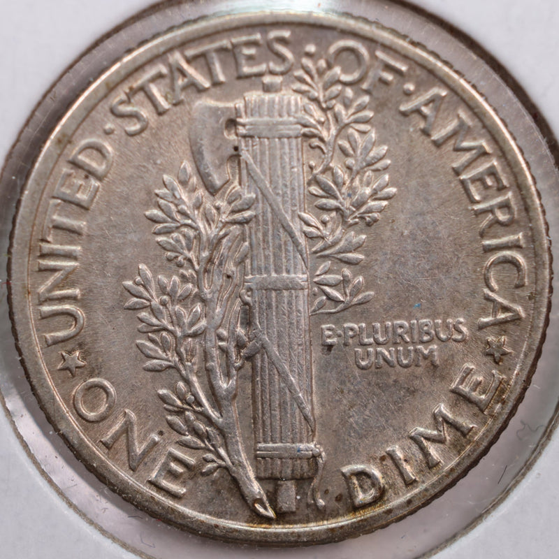 1936 Mercury Silver Dime, Abt Uncirculated Coin, Store
